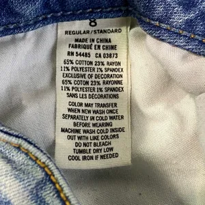 American Eagle Jegging Jeans‎ Women's Sz 8 Light Super Stretch Distressed Denim thumbnail 9