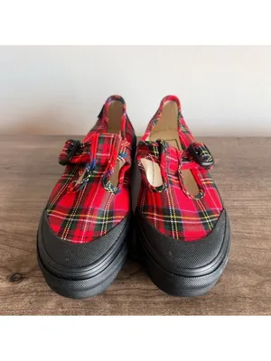 VANS NEW Unisex Plaid Mary Jane Unisex Shoe Size 6 or 4.5 #B1843 thumbnail 3
