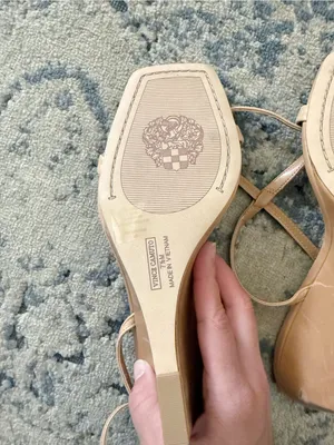 Vince Camuto Ambee Tan Wedge Heel Ankle Strap Sandals 7.5 thumbnail 7