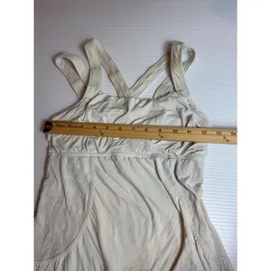 Lululemon Tank Top Athletic o Racerback‎ Workout Dress style off white 6 thumbnail 2