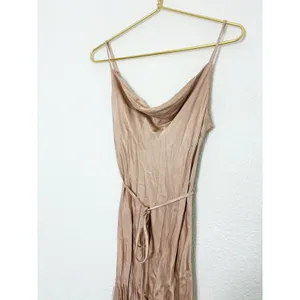 Shona Joy La Lune Bias Cowl Maxi Dress in Desert Rose Satin Size 4 Cocktail thumbnail 8