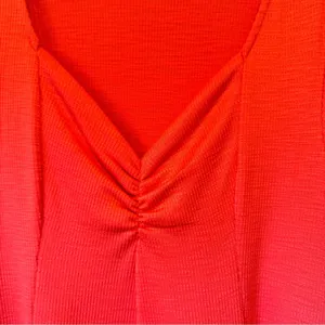 Torrid Orange Knit Short Sleeve Mini Dress Womens 1X Summer Beachy Casual Basic thumbnail 4