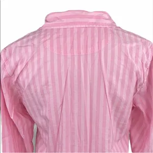 Victoria’s Secret Iconic Pink Striped Button Down Sleep Shirt thumbnail 9