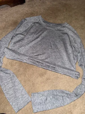 Lululemon Swiftly Long Sleeve Cropped thumbnail 3
