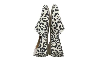 Lucky Brand Cloeey Leopard Print Suede Scalloped Loafer Shoes Women’s Size 8 thumbnail 5