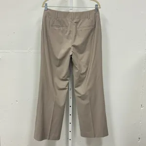 Ann Taylor Tan Beige Virgin Wool Blend Straight Leg Dress‎ Pants Trousers Size 6 thumbnail 2