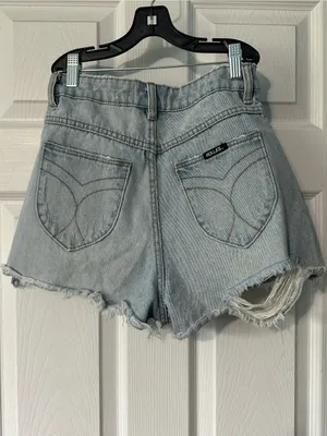 ROLLA'S Light Wash Distressed Denim Shorts thumbnail 2