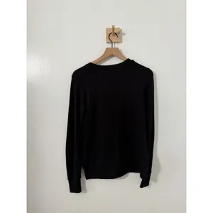 Beyond Yoga Women’s Black Solid Knit Crew Neck Pullover Sweater Long Sleeve XS thumbnail 4