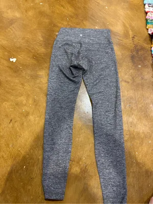 lululemon athletica Heather Charcoal Gray Performance Leggings thumbnail 4