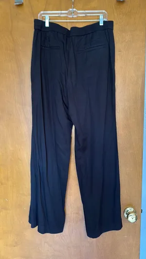 Loft Black Pull-On Pants 12 thumbnail 1