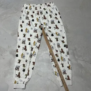 Disney Pajama Bottoms Men's SZ M AOP Star Wars Loungewear Pants Yoda Chewy thumbnail 6