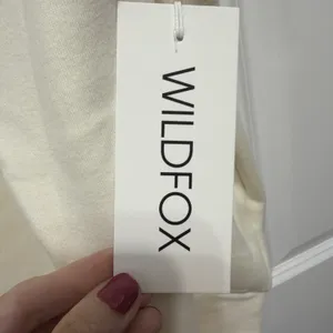 Wildfox Ski Bunny Cream Sweatshirt with Pink Accents thumbnail 4