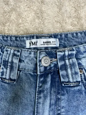 YMI Jeans USA Barrel FIt acid-wash denim jeans Size 5/27 thumbnail 4