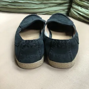 Ugg Australia‎ Marrah Black Leather Moccasins 7.5 thumbnail 6