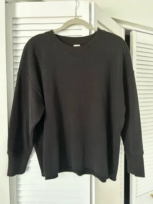 Crewneck sweater Black thumbnail 1