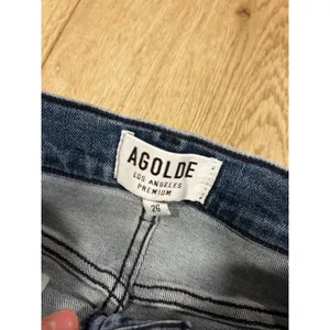 AGOLDE Sophie High Rise Skinny Distressed Jeans Medium Blue A018-843 Size 26 thumbnail 3