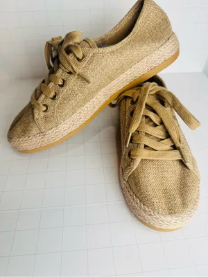 Tommy Bahama Beige Canvas Espadrille Sneakers thumbnail 2
