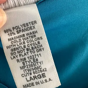 C&C Studio Women’s Stretch Knit Sleeveless Top Size Large Blue thumbnail 6