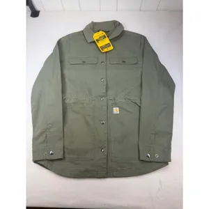 Carhartt Womens Tencel Lightweight Canvas Jacket Green Size Large NWT thumbnail 2