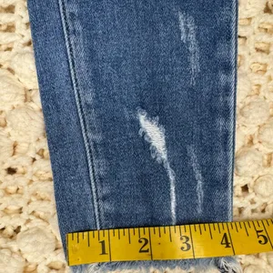 Kancan Women's Blue Distressed Jeans. #17 thumbnail 7