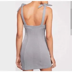 NWT Intimately Free People Teracotta Something Bout You Mini Dress Gray XS $68 thumbnail 2