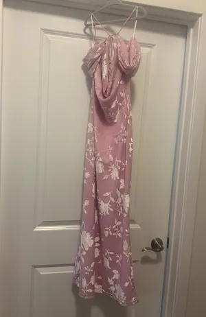 Hello Molly Good Fun Off Shoulder Maxi Dress Lilac Wedding Guest XS thumbnail 7