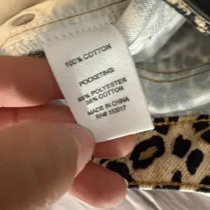 Princess Polly Nickei Denim Mini Leopard Print Skirt US 0 thumbnail 3