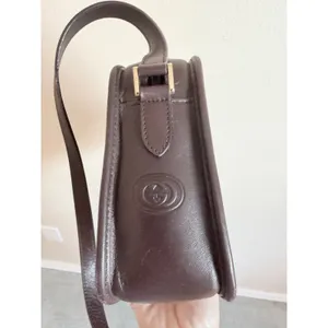Gucci Crossbody‎ Bag Womens Small Brown 1970s Vintage GG Camera Bag Luxury thumbnail 5