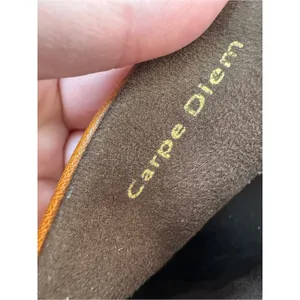 Toms Tan Leather Ankle Boots Womens 7.5 Fall Classic Casual Booties Boho thumbnail 3