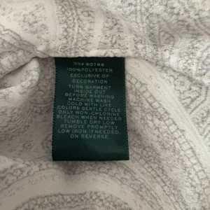 Lauren Ralph Lauren Satin Pajama Top‎ Monogrammed Pocket Gray Paisley Size Small thumbnail 5