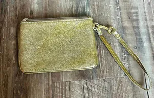 Wristlet Wallet/Changepurse for Women in Gold Color thumbnail 2