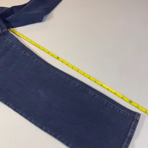 J.Crew 03 Curvy Slim Jeans Size 30 Dark Indigo High Rise Straight Leg Denim Crop thumbnail 9