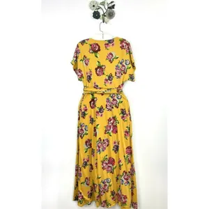 Matilda Jane Womens Alana Wrap Maxi Dress Size S Small Marigold Floral thumbnail 7