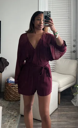 Boutique mesh romper thumbnail 2