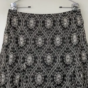 Black Whimsigoth Size Large Swing Skirt Dark Romantic Gothic Fairy Grunge Lace thumbnail 3