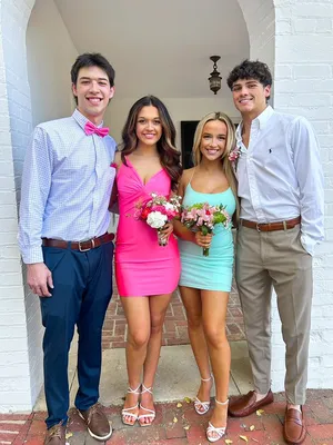 Pink mini dress thumbnail 4