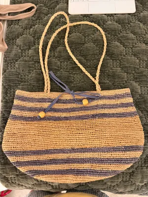 J.Crew Beach Bag Straw thumbnail 1