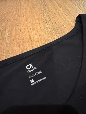 GapFit Black Cinched Tank thumbnail 2