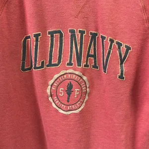 Vintage Cotton Blend Mauve Old Navy Scoop Neck French Terry Sweatshirt Large thumbnail 4