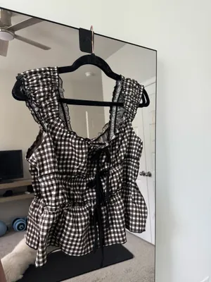 Cider Gingham Tank thumbnail 3