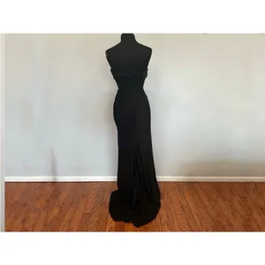 Sherri Hill 55554 Corset Ruched Satin Strapless Prom Dress Sz 0 USED thumbnail 4