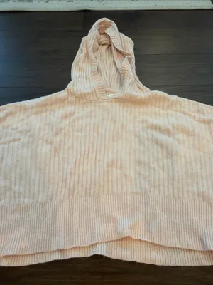 Offline by Aerie Cropped Ribbed Hoodie in Pink Size XS - C33-045 thumbnail 3