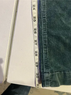 Pilcro and the Letterpress Green Corduroy High Rise Trouser Bootcut Pants Sz 28 thumbnail 8