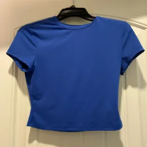 SHEIN Tight Fit Shirt Blue thumbnail 1