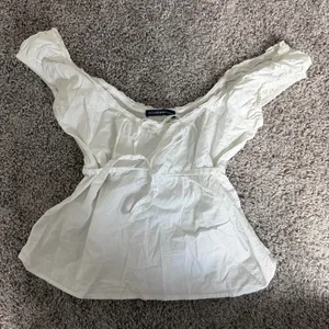 Brandy Melville white off-the-shoulder blouse thumbnail 1