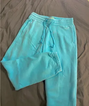 hollister blue sweatpants  thumbnail 1