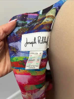 Joseph Ribkoff Multicolor Ruched Sheath Dress thumbnail 9