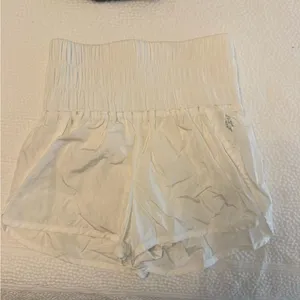 FP Movement by Free People Cream Athletic Shorts thumbnail 1