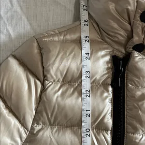ROSSIGNOL Women's Down Puffer Ski Jacket Sz Small EUC‎ Tan thumbnail 7