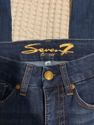 Seven7 Dark Wash Skinny Jeans thumbnail 4